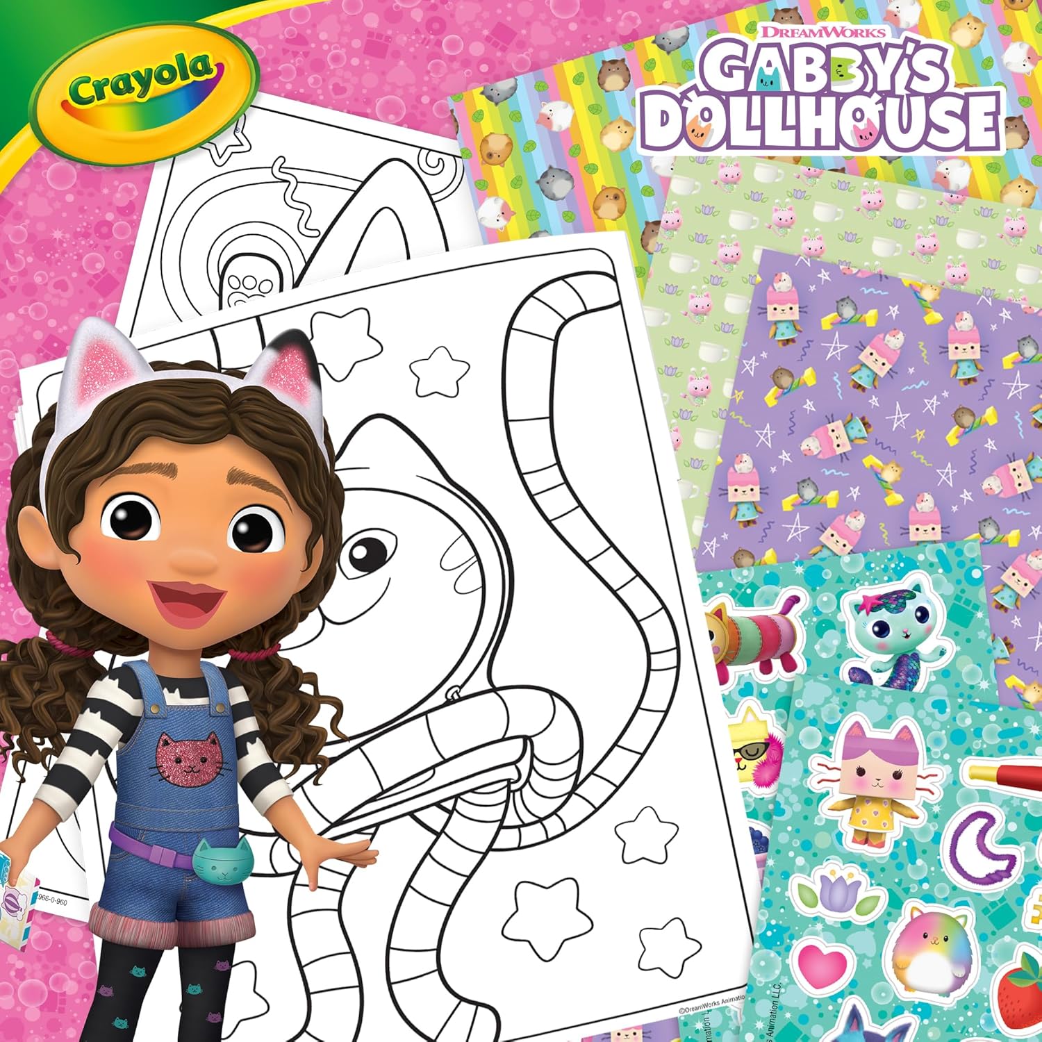 Crayola Art case Gabby's Dollhouse CY04-2966 - Colorland Toys
