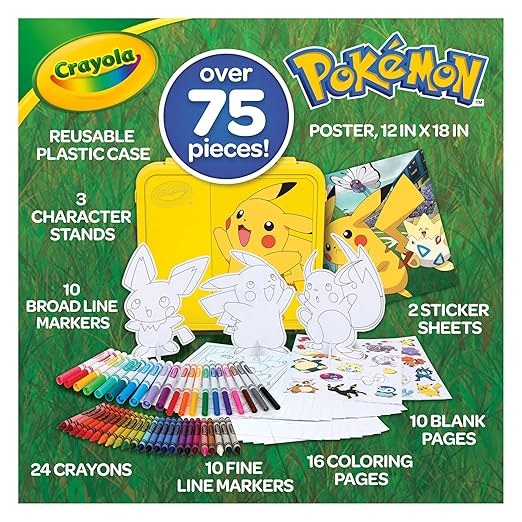 Crayola Art case Pokemon CY04 - 2931 - Colorland Toys