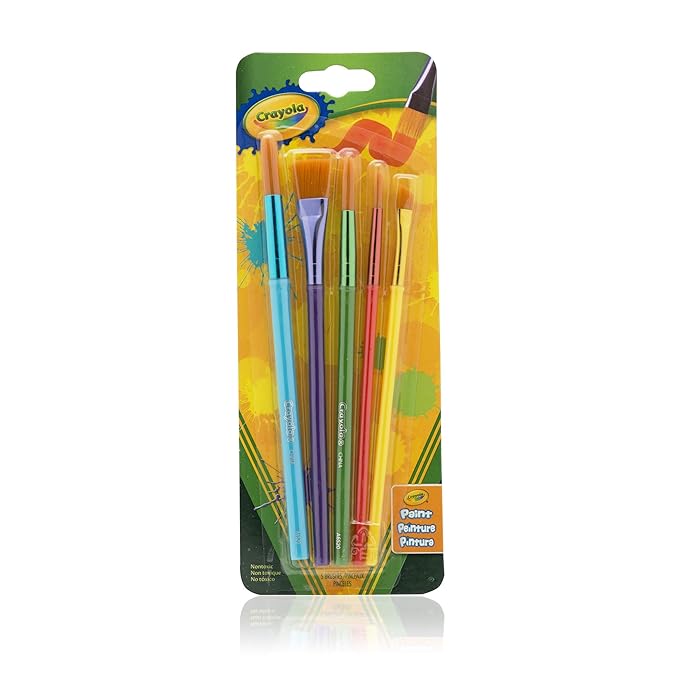 Crayola Art & Craft Brushes - 5/Pkg 05 - 3506 - Colorland Toys