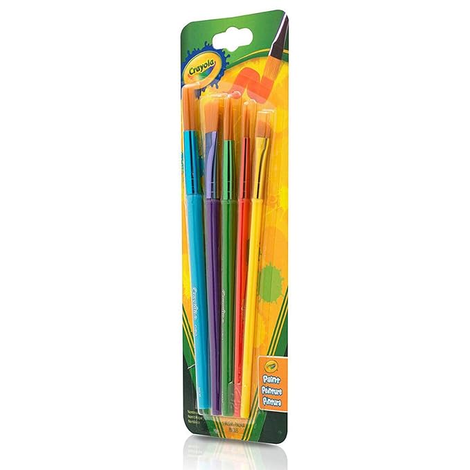 Crayola Art & Craft Brushes-5/Pkg 05-3506 — image 4