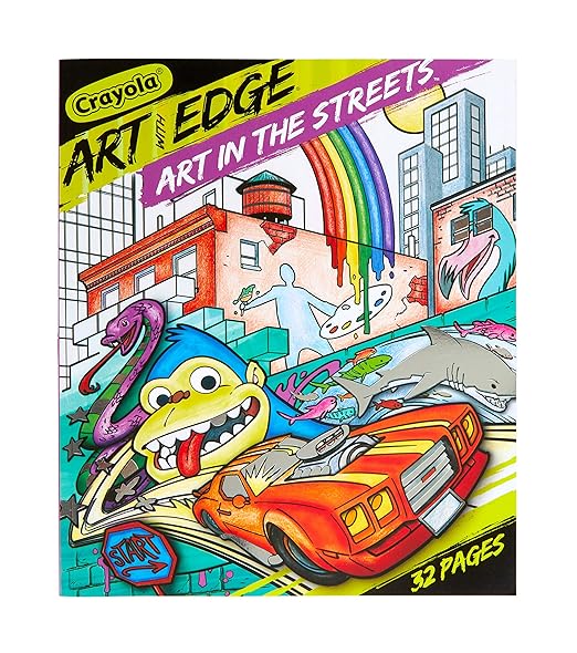 Crayola Art with Edge Coloring Book Art in The Streets CY04-0591 — image 5