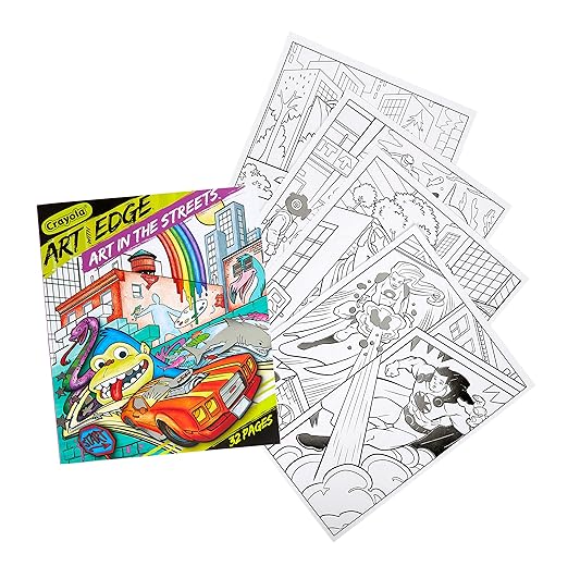 Crayola Art with Edge Coloring Book Art in The Streets CY04-0591 — image 4