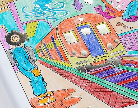 Crayola Art with Edge Coloring Book Art in The Streets CY04-0591 — image 2