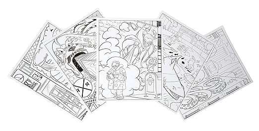 Crayola Art with Edge Coloring Book Art in The Streets CY04-0591 — image 3