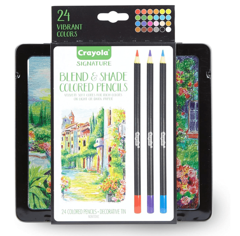 Crayola Blend & Shade Colored Pencils 24ct 68 - 2015 - Colorland Toys