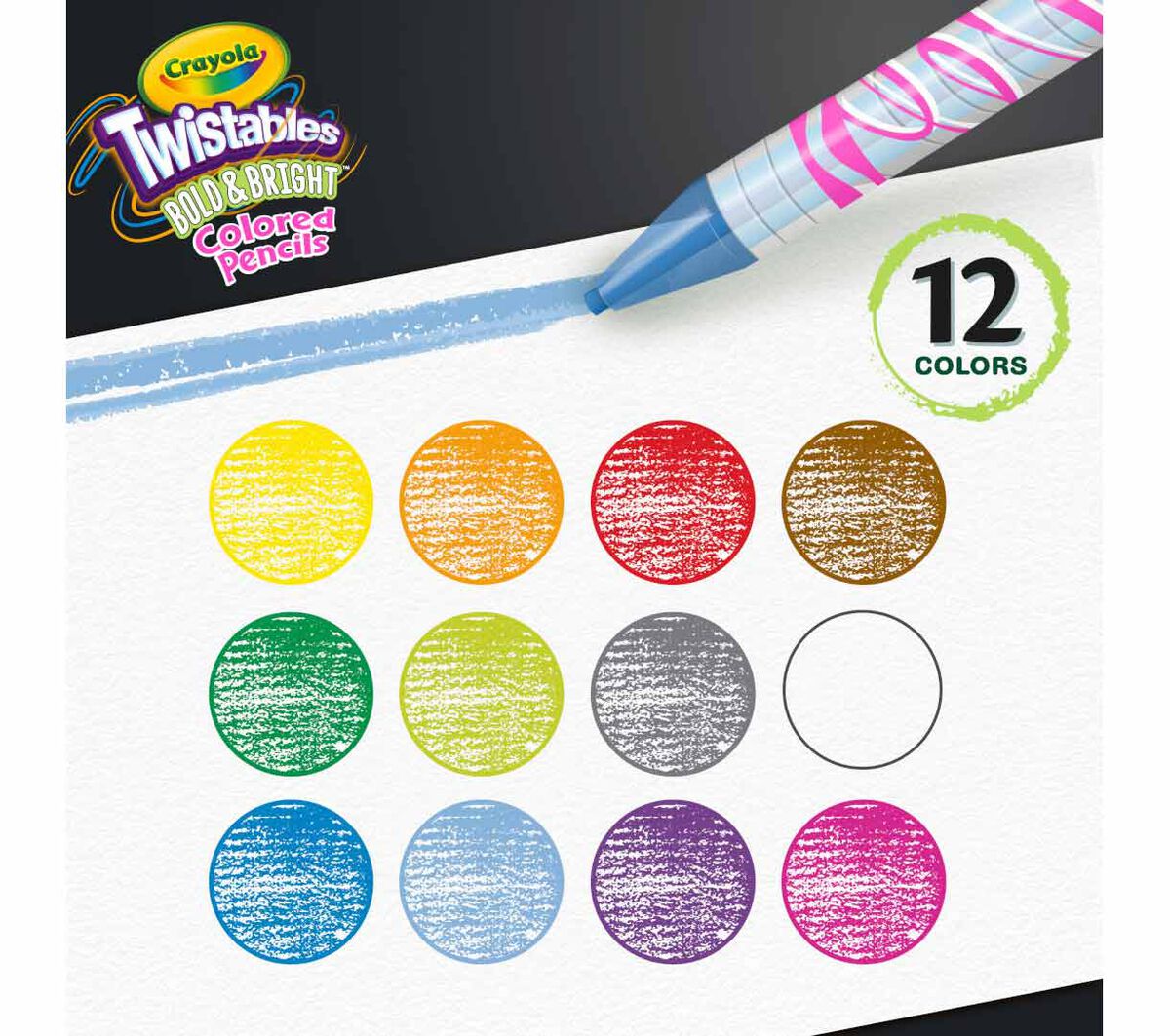 Crayola Bold & Bright Twistable Colored Pencils 12 count — image 5