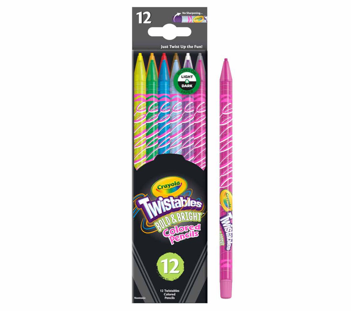 Crayola Bold & Bright Twistable Colored Pencils 12 count — image 1