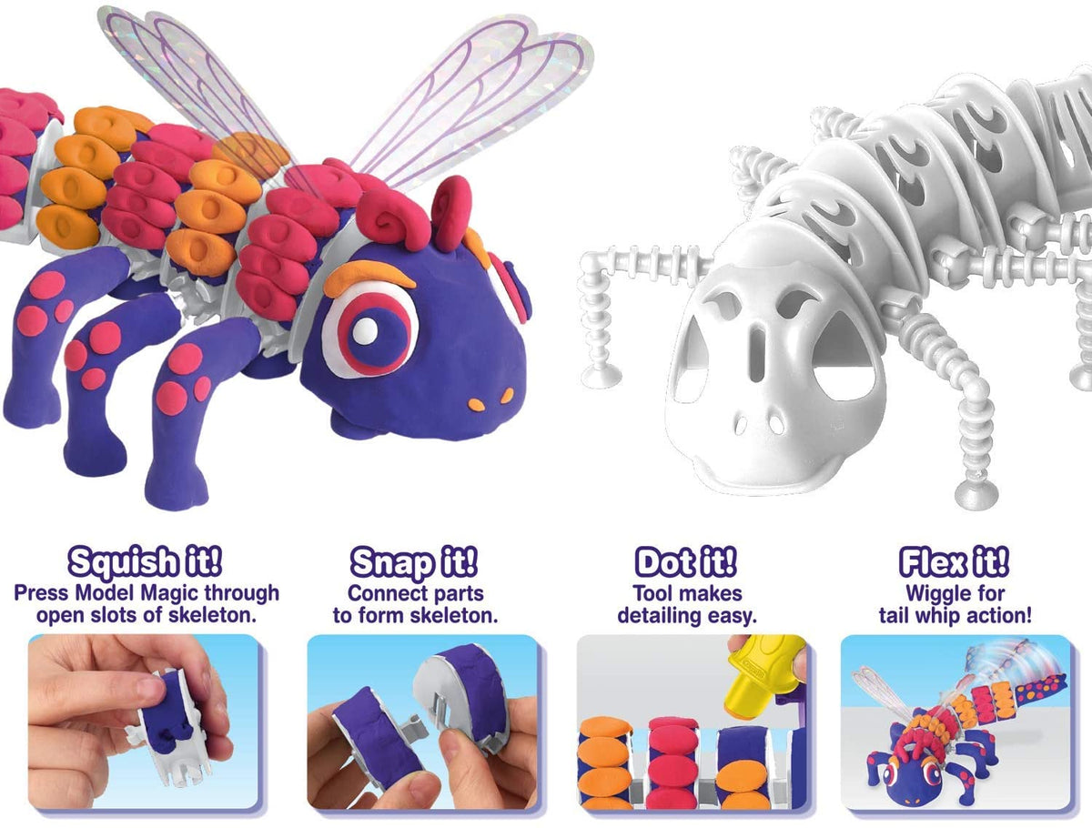 Crayola Build-A-Beast Model Magic Animal Kit Dragonfly 74-7341 — image 2