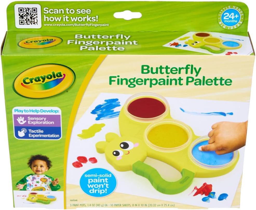 Crayola Butterfly Fingerpaint Palette CY81-1551 - Colorland Toys