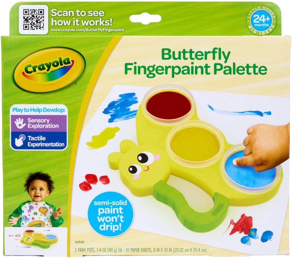 Crayola Butterfly Fingerpaint Palette CY81-1551 - Colorland Toys