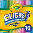 Crayola Clicks Retractable Markers - Bold Marker Point CY58-8373