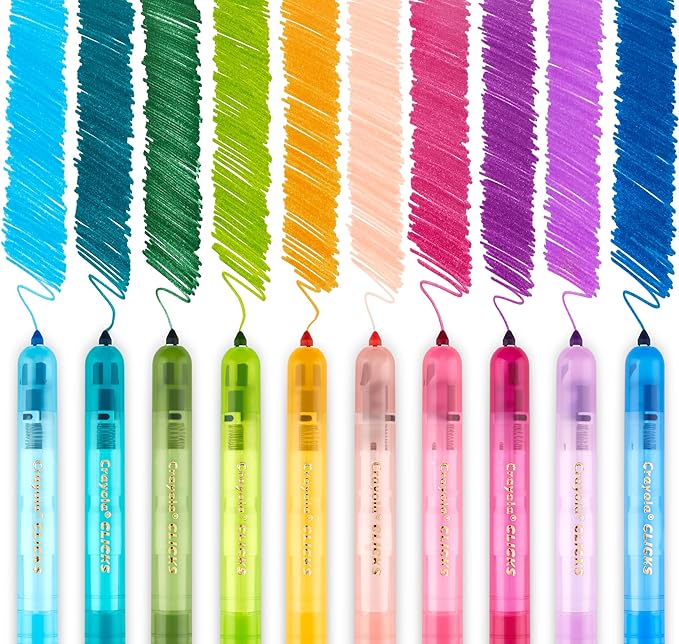 Crayola Clicks Retractable Markers - Bold Marker Point CY58 - 8373 - Colorland Toys