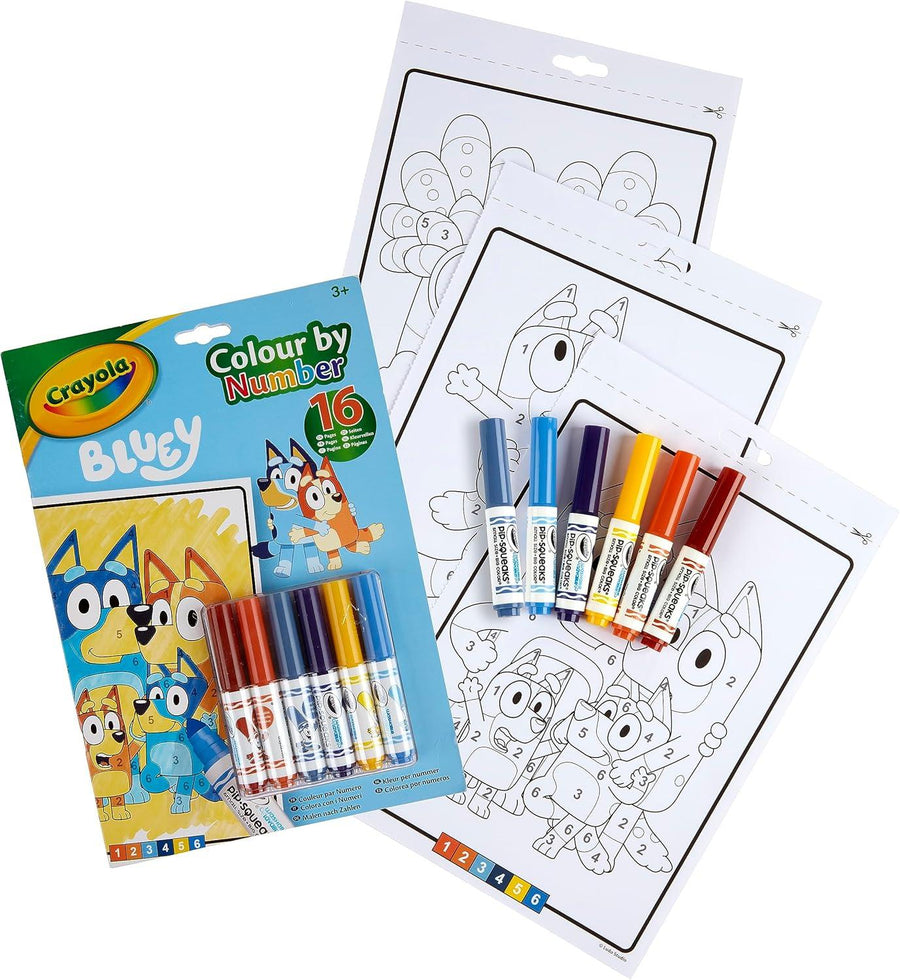 Crayola Color By Number Pad Bluey CY04-2776G — image 3