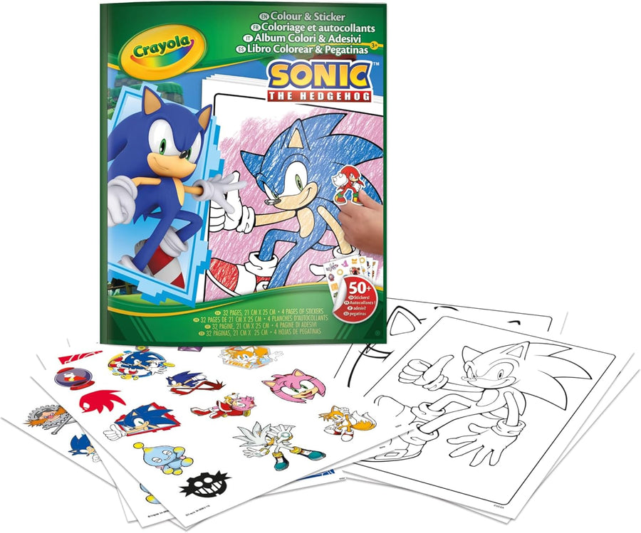 Crayola Color n Sticker Sonic CY04-0898G