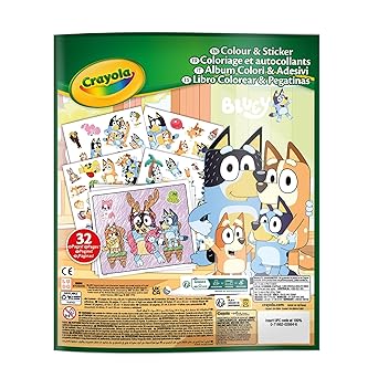 Crayola Color & Sticker - Bluey - Colorland Toys