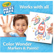 Crayola Color Wonder 50 Blank Coloring Pages