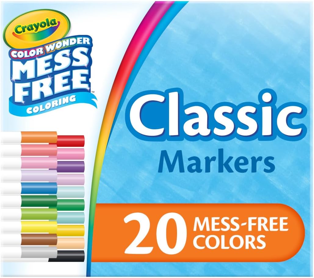 Crayola Color Wonder 8ct Paintbrush Pens CY75-2858 - Colorland Toys