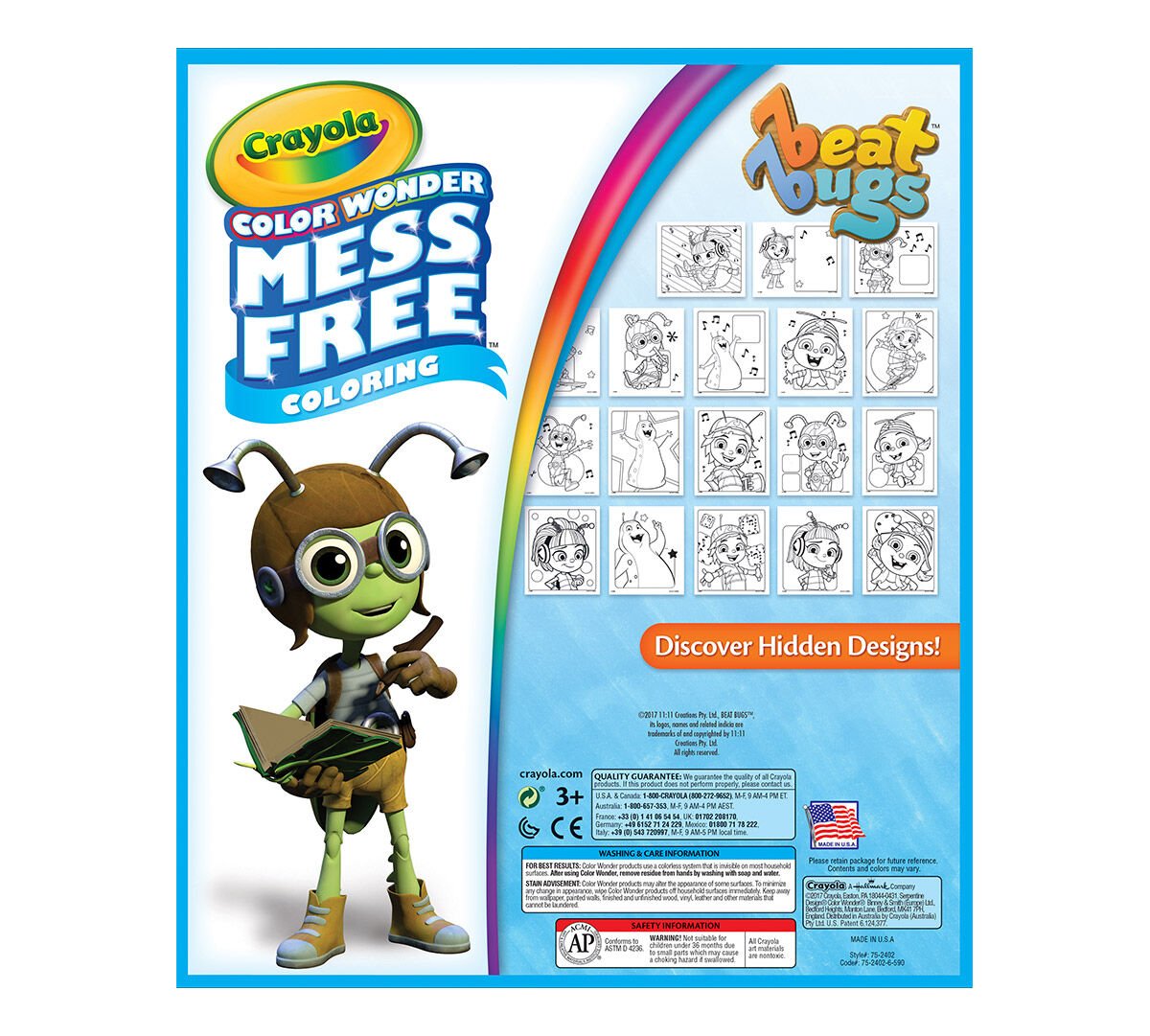 Crayola Color Wonder Coloring Kit Beat Bugs — image 2