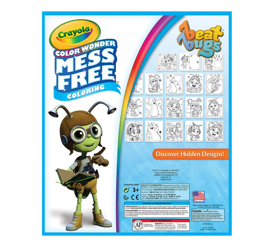 Crayola Color Wonder Coloring Kit Beat Bugs — image 2