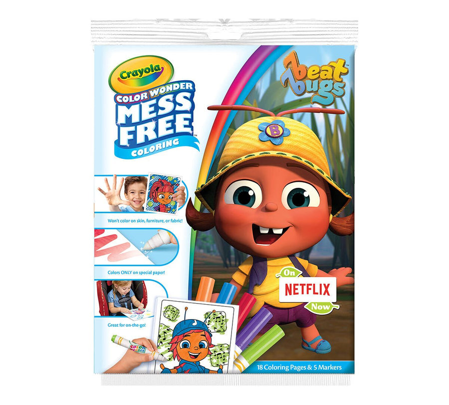 Crayola Color Wonder Coloring Kit Beat Bugs — image 1