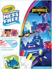 Crayola Color Wonder Coloring Pad & Markers, Batwheels CY75-2851 - Colorland Toys