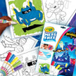 Crayola Color Wonder Coloring Pad & Markers, Batwheels CY75-2851