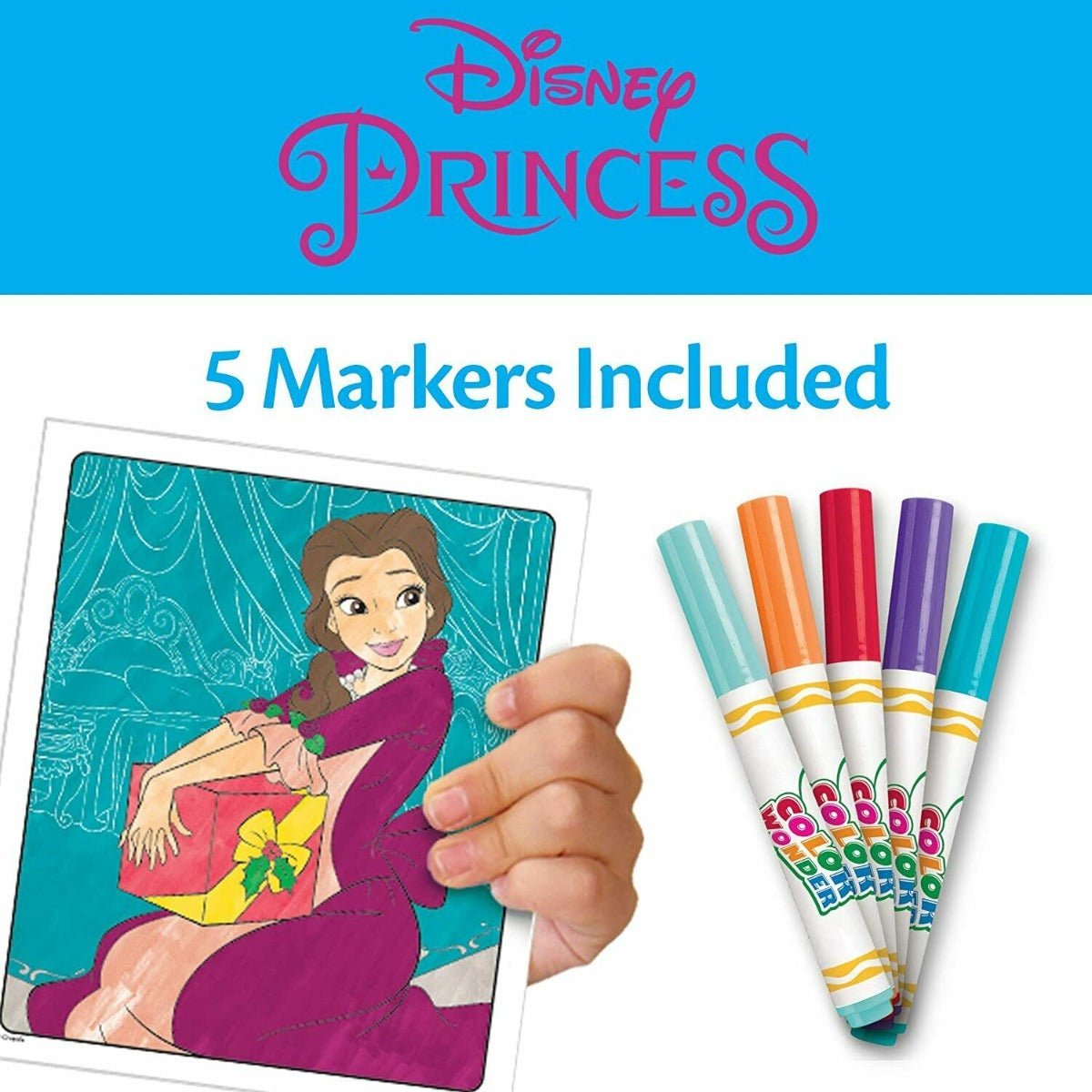 Crayola Color Wonder Coloring Pad & Markers Disney Princess CY75 - 7003 - Colorland Toys