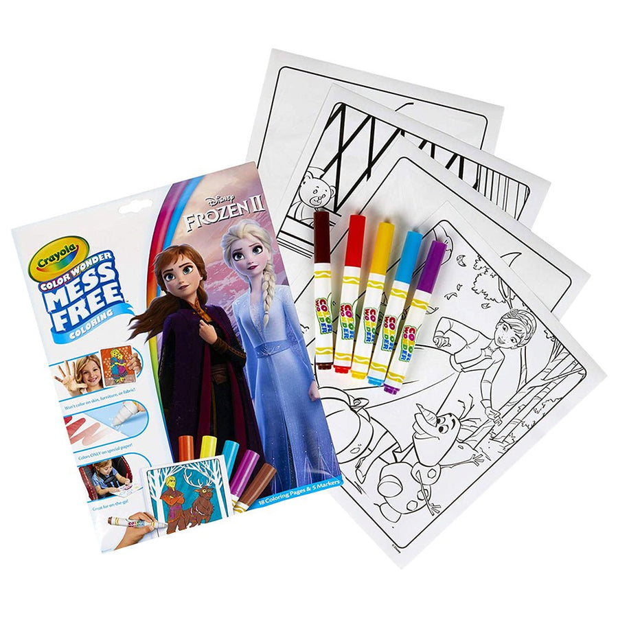Crayola Color Wonder Coloring Pad & Markers Frozen CY75-7002