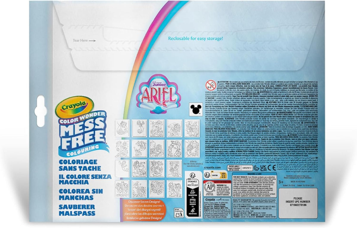 Crayola Color Wonder Coloring Set Ariel Disney ML CY75-7018 — image 3
