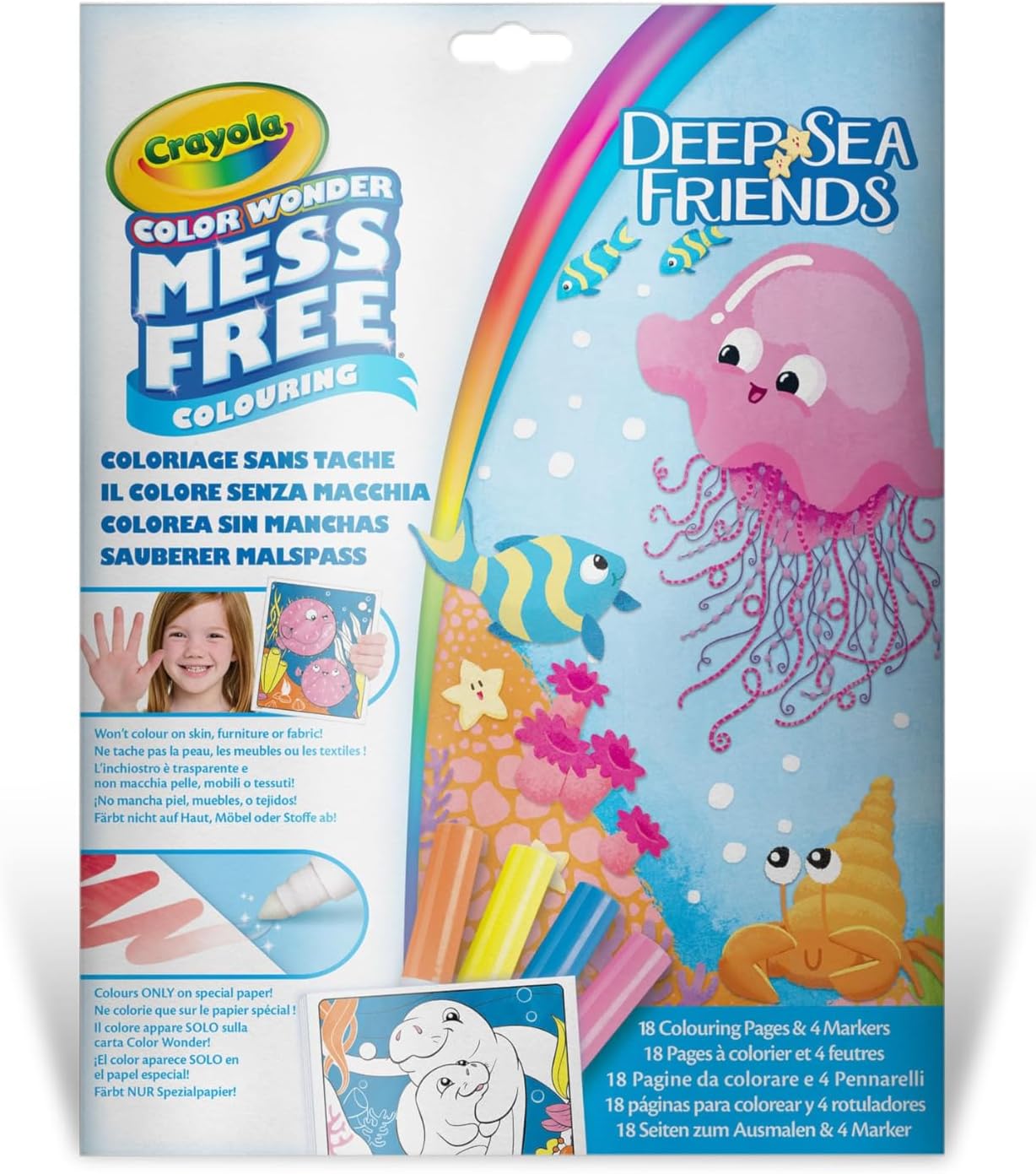 Crayola Color Wonder Coloring Set Sea Friends ML CY75-2667 - Colorland Toys