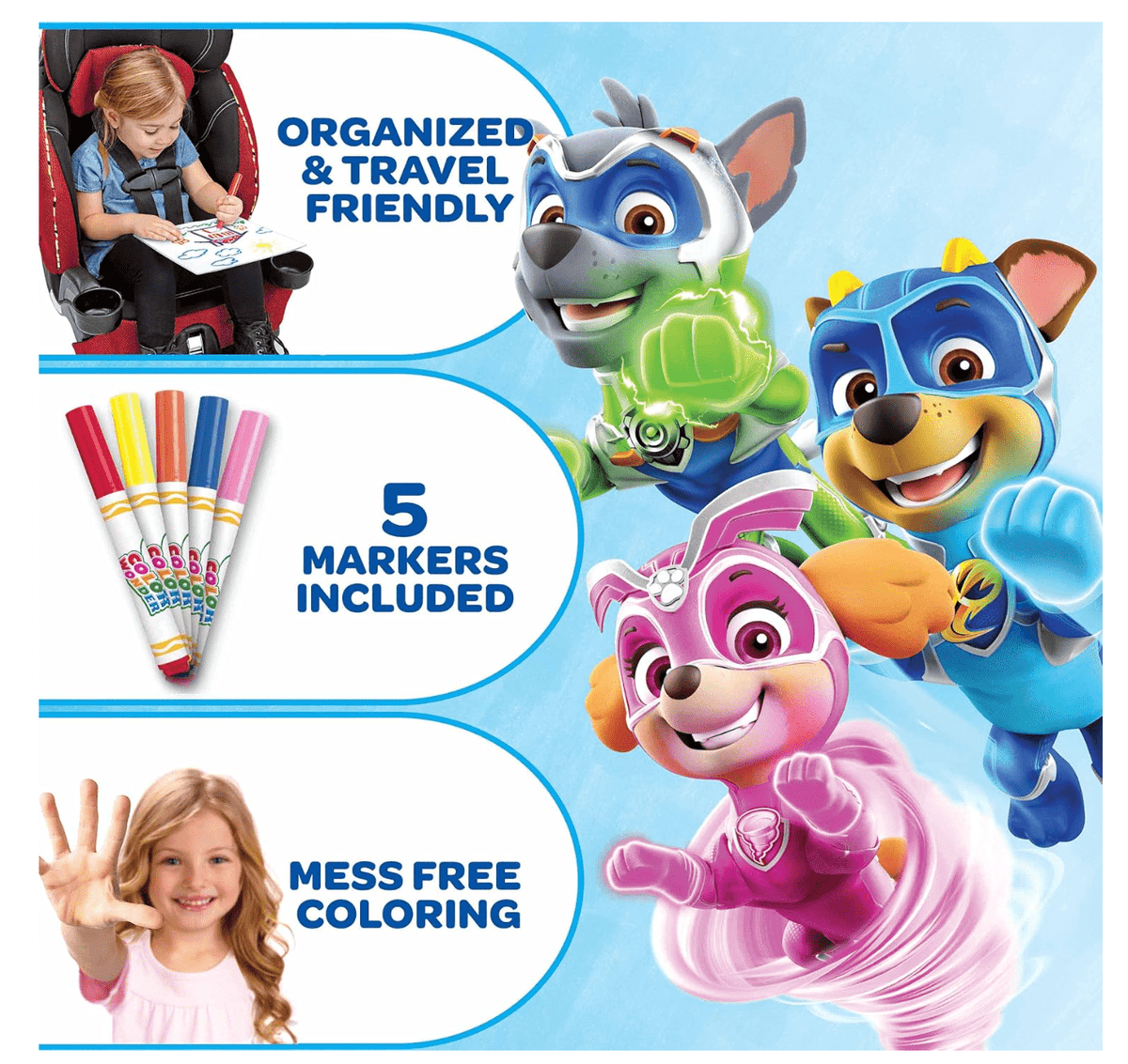 Crayola Color Wonder Mess Free Coloring Set Paw Patrol — image 3
