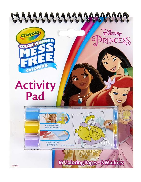 Crayola Color Wonder Mess Free Princess Coloring and Activity Pad