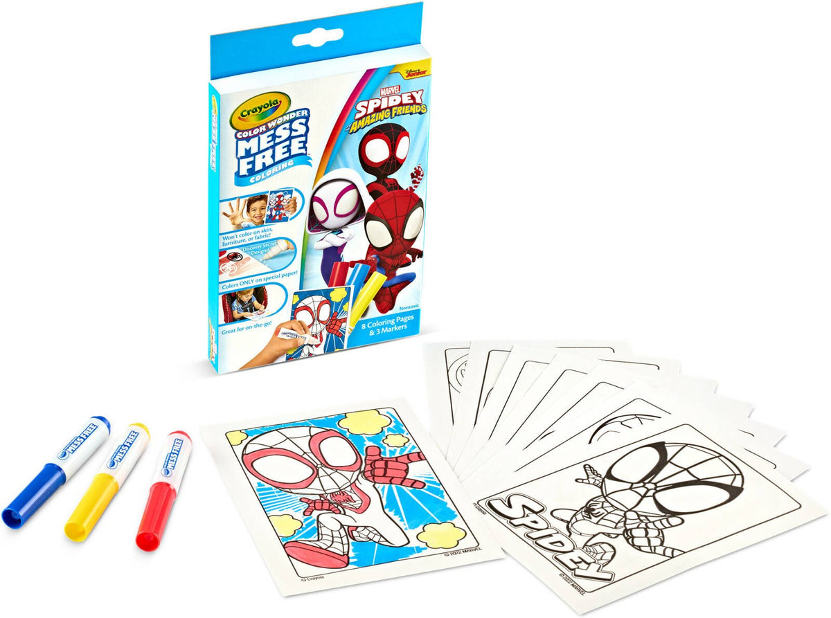 Crayola Color Wonder Mini Box Set – Spidey CY75-2830 — image 2