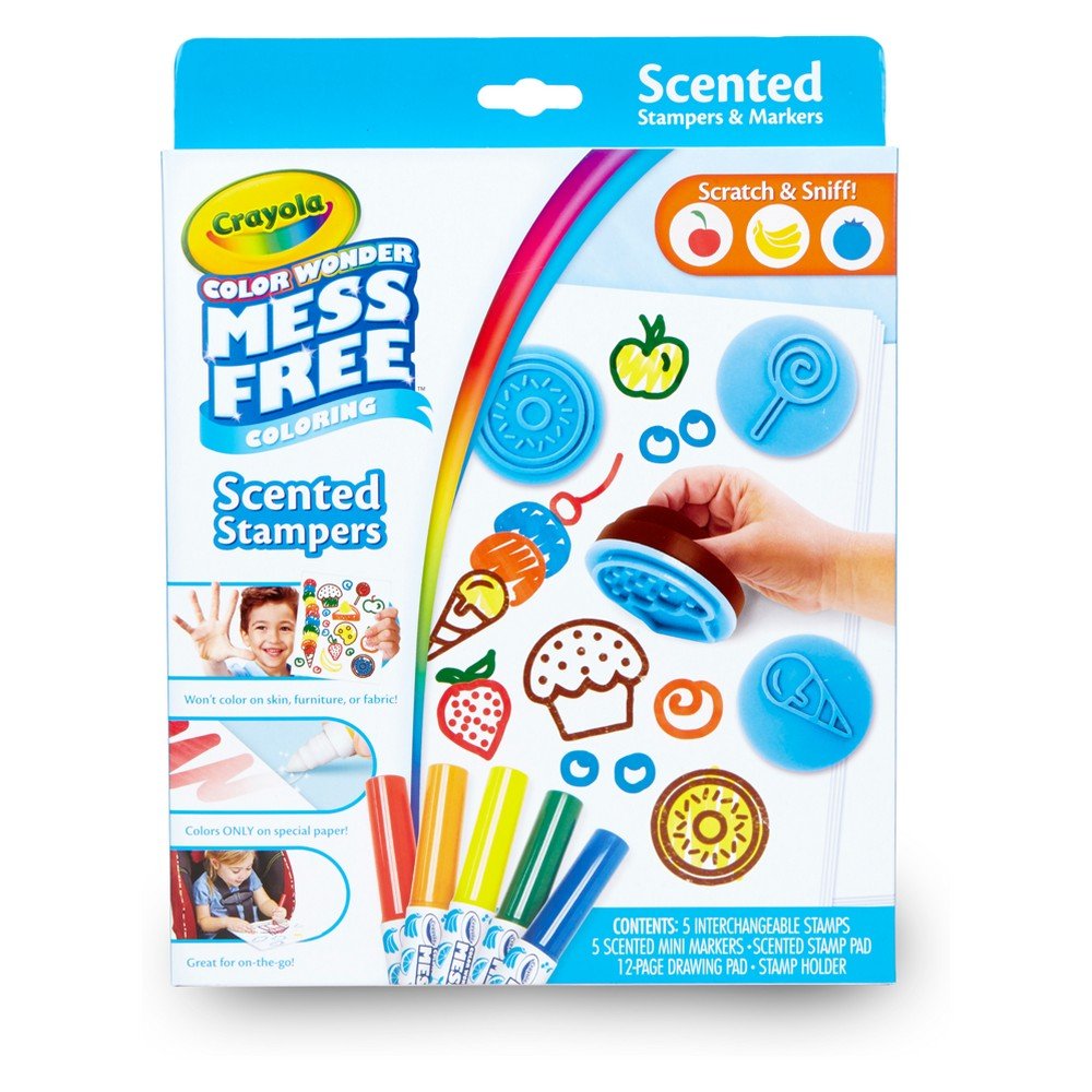 Crayola Color Wonder Scented Stampers Markers Set 75 - 2452 - Colorland Toys