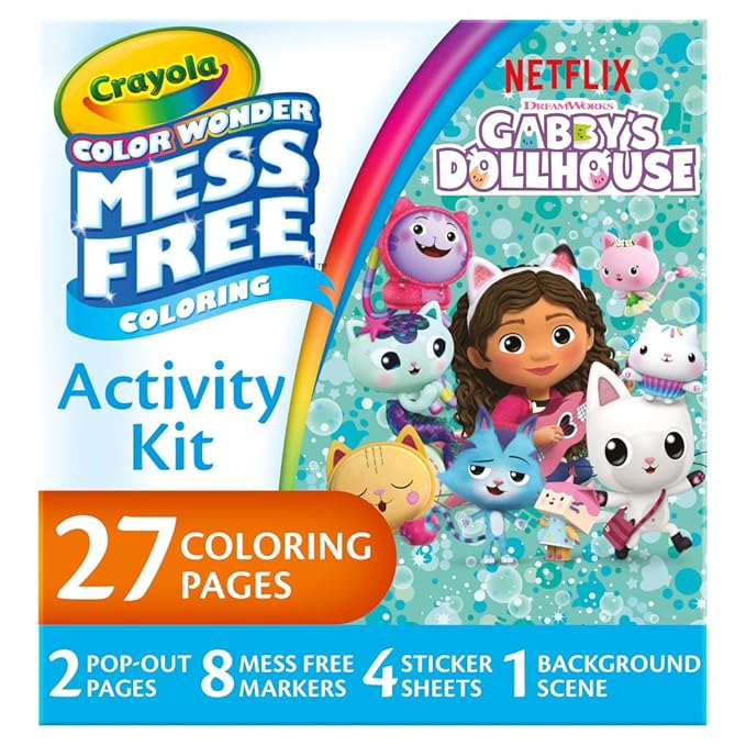 Crayola Color Wonder Set Gabby's Dollhouse CY75-2861