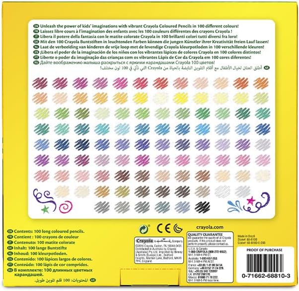 Crayola Colored Pencils 100 Peices - Colorland Toys