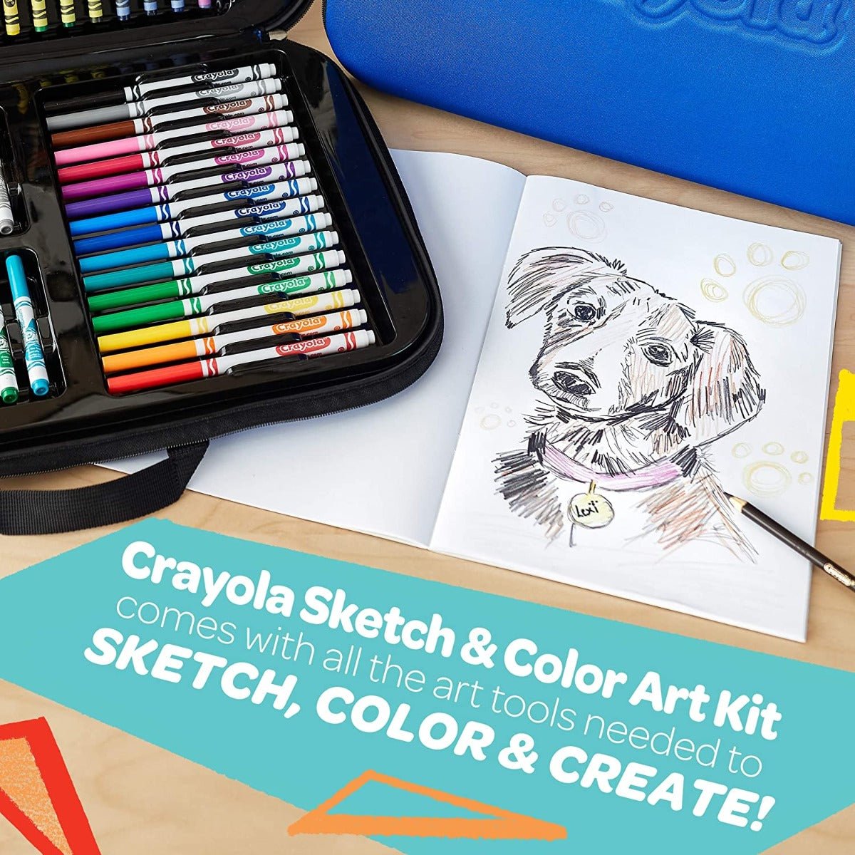 Crayola Coloring and Sketching Set 04 - 1050 - Colorland Toys