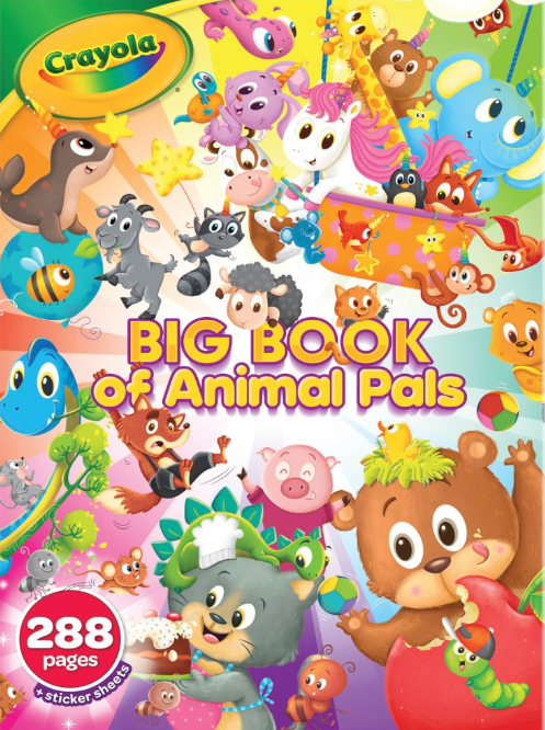 Crayola Coloring Book - Big Book Of Pals 288pages CY04 - 2731 - Colorland Toys