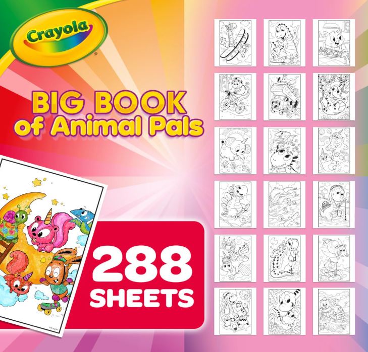Crayola Coloring Book-Big Book Of Pals 288pages CY04-2731 — image 2