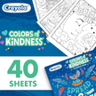 Crayola Colors of Kindness Spread Your Wings Adult Coloring Book CY04-2734