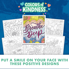 Crayola Colors of Kindness Spread Your Wings Adult Coloring Book CY04 - 2734 - Colorland Toys