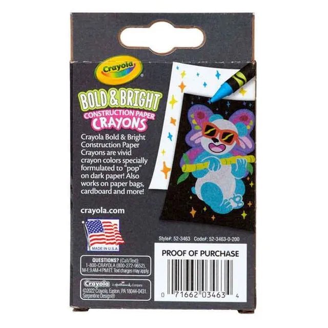 Crayola Colors Of The World 24ct Crayola Construction CY52 - 3463Paper Crayons - Colorland Toys