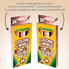 Crayola Colors Of The World 24ct Pencils CY68 - 4607 - Colorland Toys
