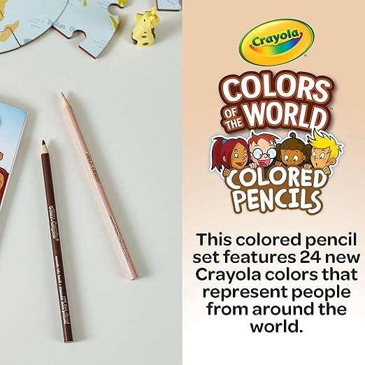Crayola Colors Of The World 24ct Pencils CY68 - 4607 - Colorland Toys