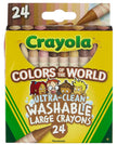 Crayola Colors of The World Skin Tone Crayons 24ct