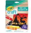 Crayola Craft Paint Stick Silhouette Art Forest 54-1086