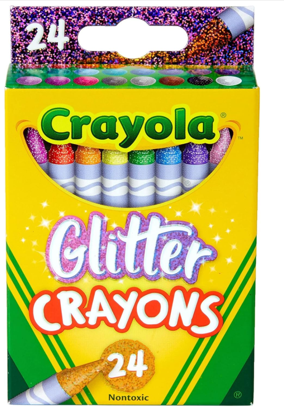 Crayola Crayons Glitter 24/Pkg 52 - 3715 - Colorland Toys