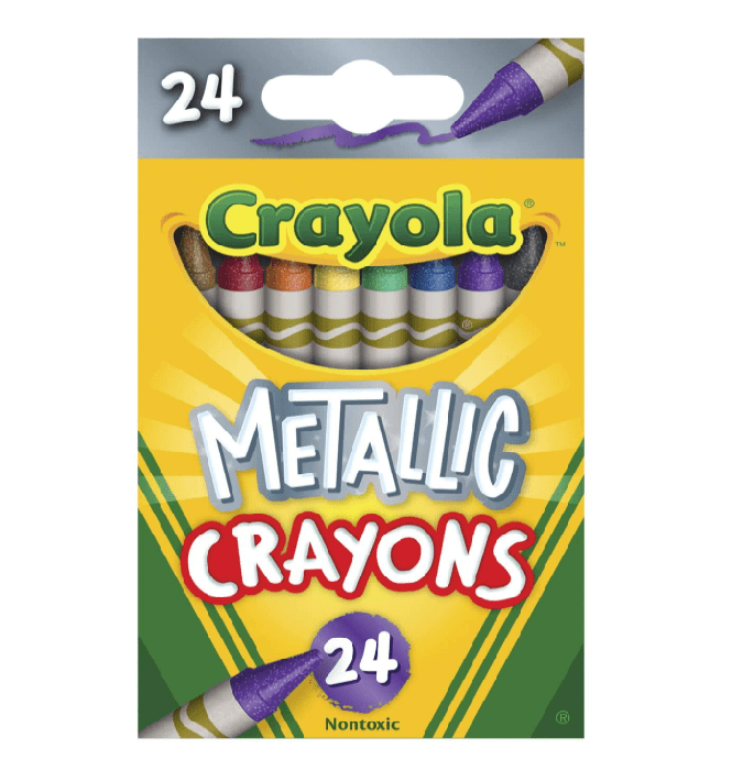 Crayola Crayons Metallic 24 Pkg 52 - 8815 - Colorland Toys