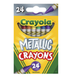 Crayola Crayons Metallic 24 Pkg 52-8815