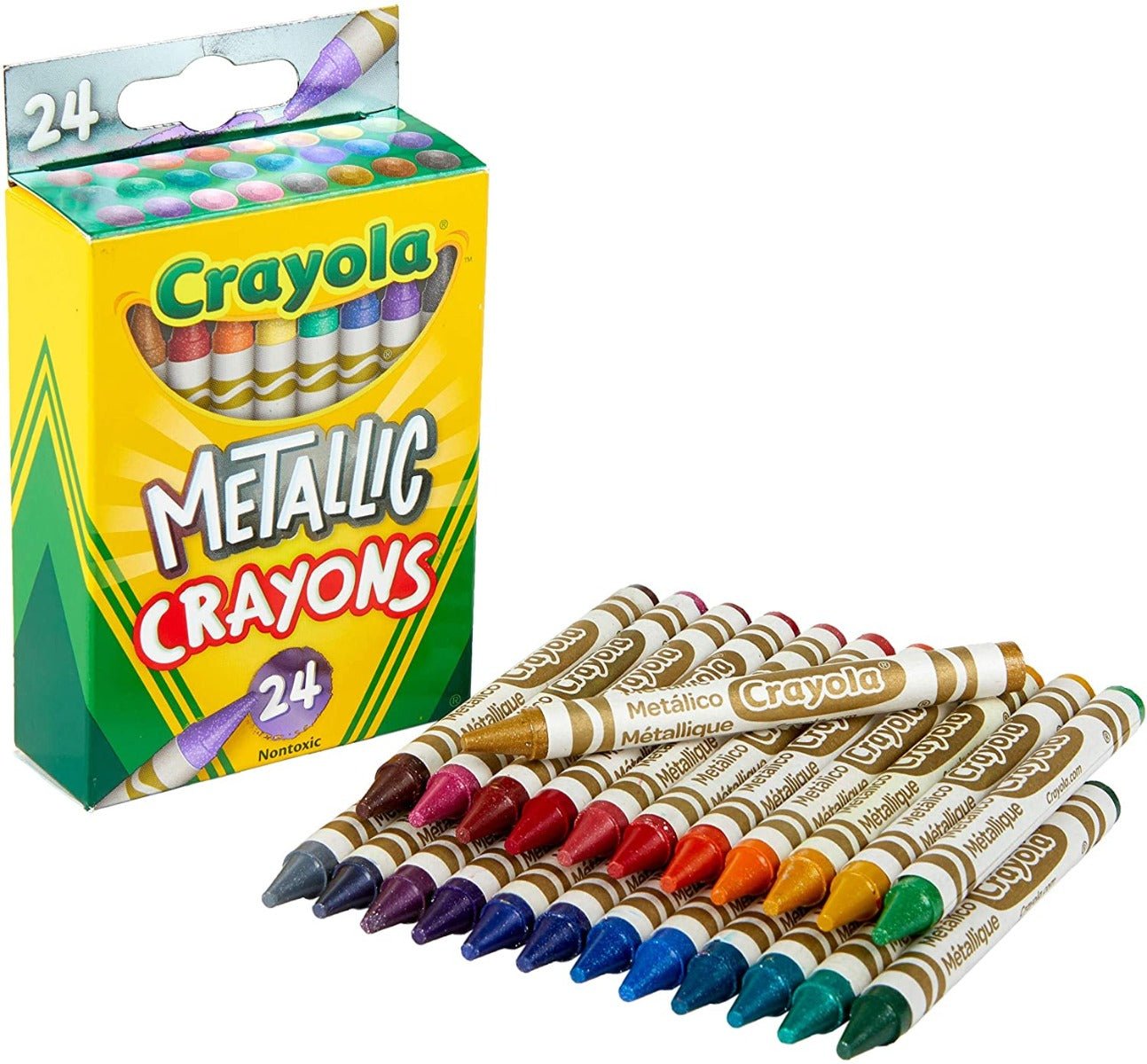 Crayola Crayons Metallic 24 Pkg 52 - 8815 - Colorland Toys